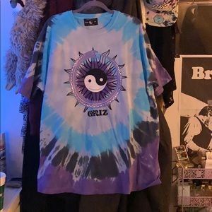 Griz infinity cloud tie dye shirt